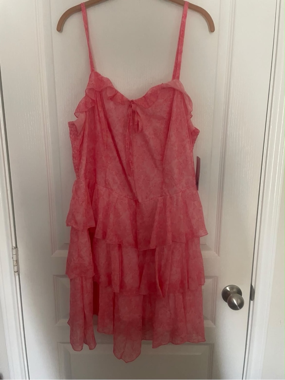 wild fable Pink Tiered Ruffle Sundress